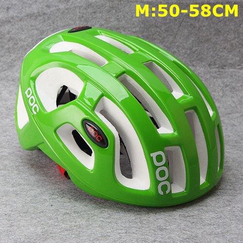 Ultralight Cycling Helmet Unisex Integrally-molded EPS Road Helmet MTB Mountain Bicycle Helmet Safety Cycle Bike Comfort Raceday: green M