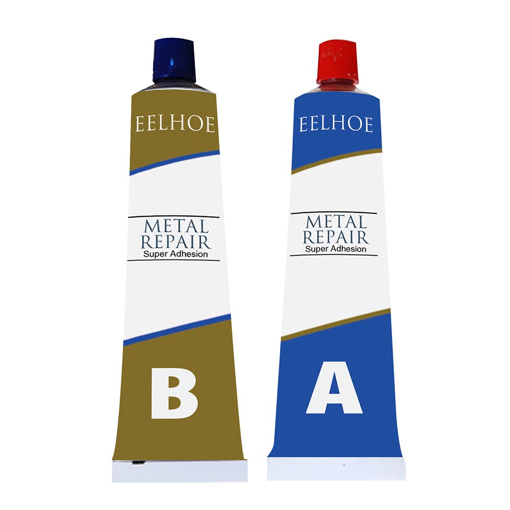 2pcs Glue Iron Steel Radiator Metal Repair Water Tanks Strong Toughness Electric Portable Leakage Adhesive Sealant: 80g