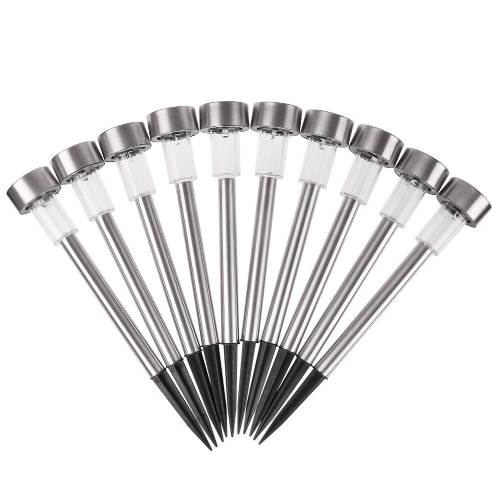 Solar lights outdoors LED lawn lamp waterproof stainless steel solar garden courtyard corridor lighting decorative lamp 1pcs