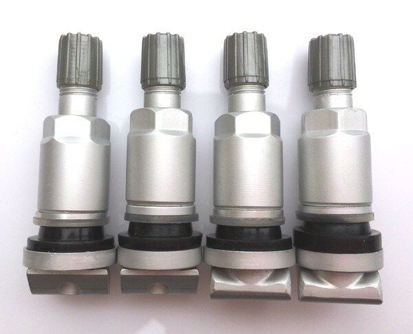 4 stk aluminium tpms dækventil til land rover chrysler volvo legering slangeløs ventil til dæktryksovervågningssystem sensor reparation