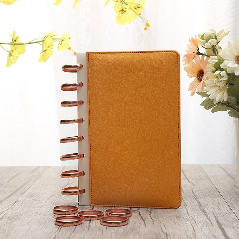 35mm 20 stuks notitieboek losbladig knoop paddenstoelgat knoop schijf gesp handboekbindring plastic accessoires