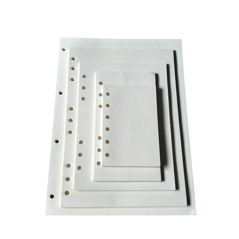 40Sheets/Pack A4/B5 Adapter Vulmiddel Papieren Losse Blad Notebook Core Wekelijkse Planner Leeg Notepad Innerlijke pagina School Kantoor Sup