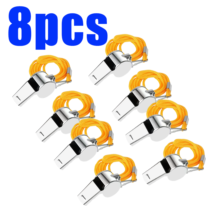 10/1pcs Whistle Sport Rugby Referee Stainless Steel Whistles Soccer Football Basketball Party Training School Cheerleading Tools: PURPLE