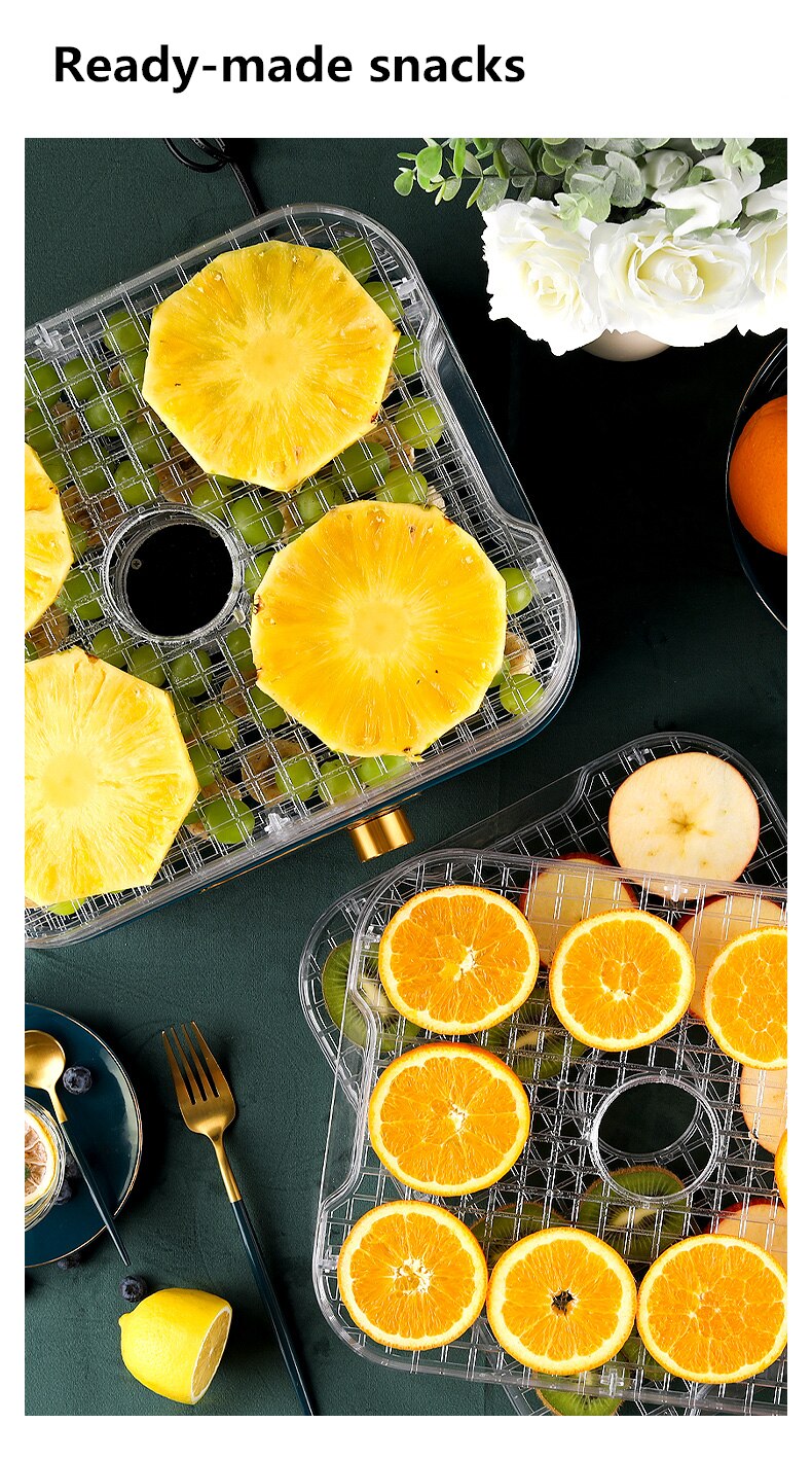 Fruit drying machine Food household small food fruit and vegetable soluble bean air dryer Dry fruit dehydrator