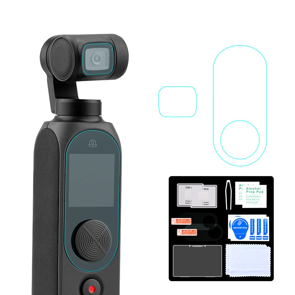 Pellicola protettiva in vetro temperato per FIMI palma 2 fotocamera palmare con giunto cardanico obiettivo antigraffio accessori per la protezione dello schermo