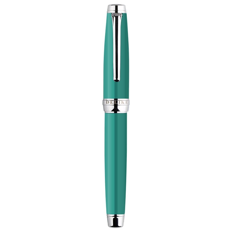 MoonMan-pluma estilográfica de Metal para estudiantes, suministros escolares de oficina, escritura, tinta suave, vitalidad juvenil, a la , DELIKE-3: Light Green / F 0.5mm Bend Nib