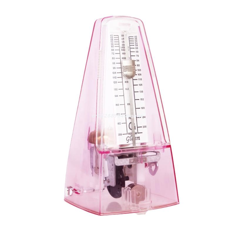 Mechanical Metronome for Musician Guitar Piano Drum Violin Track Beat And Rhythm: Pink