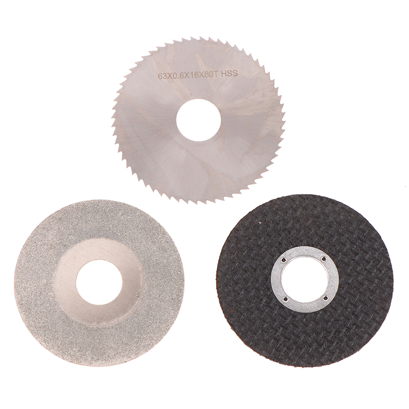 Mini multifunctioneel tafelzaagblad 2.5 inch diameter 63mm amaril harszaagblad elektrisch zaagblad doe-het-zelf elektrisch gereedschap