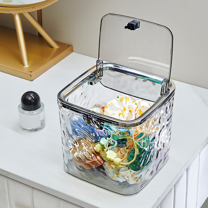 Hair Accessories Organizer Storage Box Clear Hair Tie Organizer For Headband Jewelry Container Desktop Storage Box