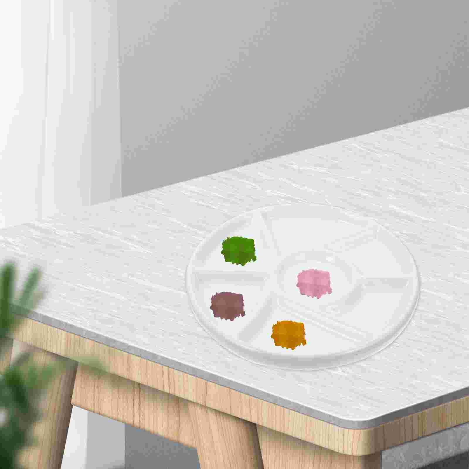 Soportes de tinta para caligrafía, Material de escritura a mano, paletas de colores de cerámica, platos de tinta
