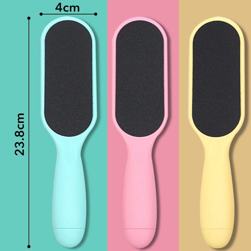 Removedor de calos para pedicure, profissional para limpeza da cutícula do pé, dupla face, removedor de calos