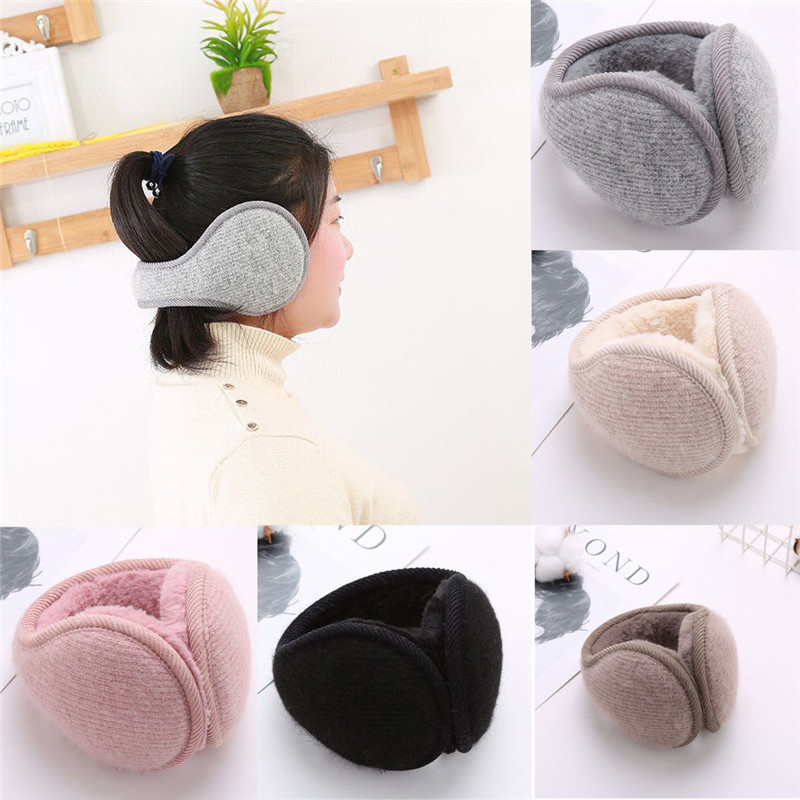 Adult Men Women Fur Headphones Winter Warm Headphones Cute Plush Winter Earmuffs Headphones For Women Ear Cover Ear Flap Muffs