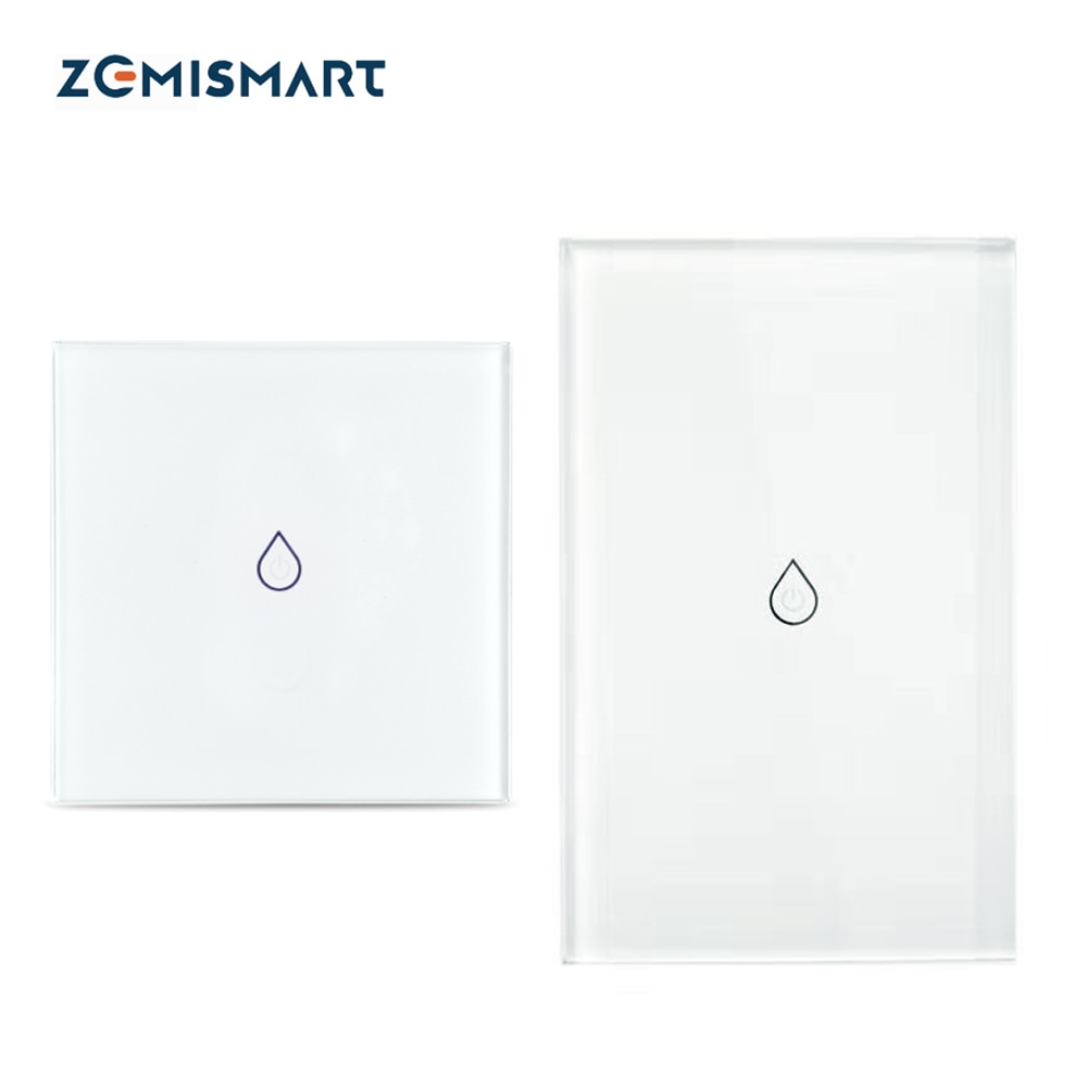 Zemismart 16a smart wifi varmtvannsbereder bryter kjele bryter oss eu berøringspanel timer utendørs app kontroll alexa google home