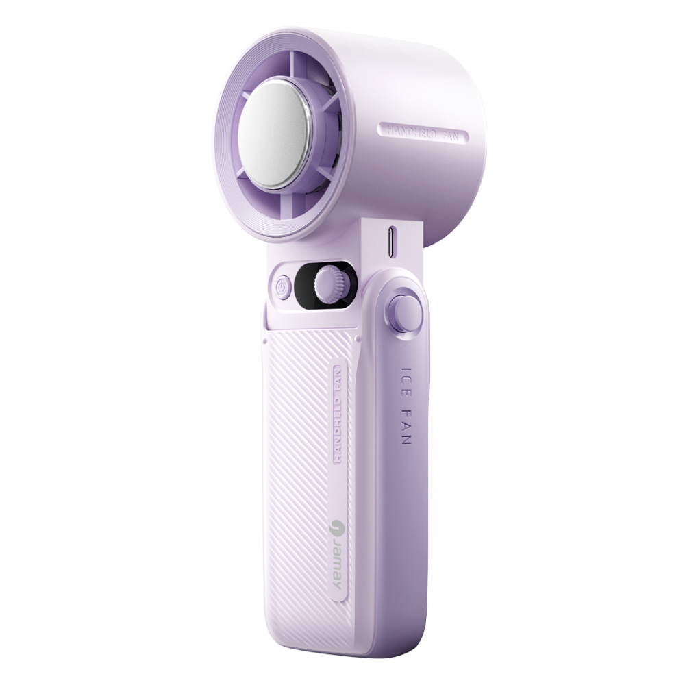 Best Seller Rechargeable Handheld Cooling Fan F5 Pro 199 Adjustable Speeds 6H Rapid Cooling Portable Mini Fan Outdoor products: PURPLE