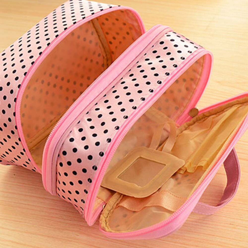 Travel Toiletry Beauty Cosmetic Bag Makeup Case Organizer Zipper Holder Handbag Bolsa De Maquillaje Trousse De Maquillage