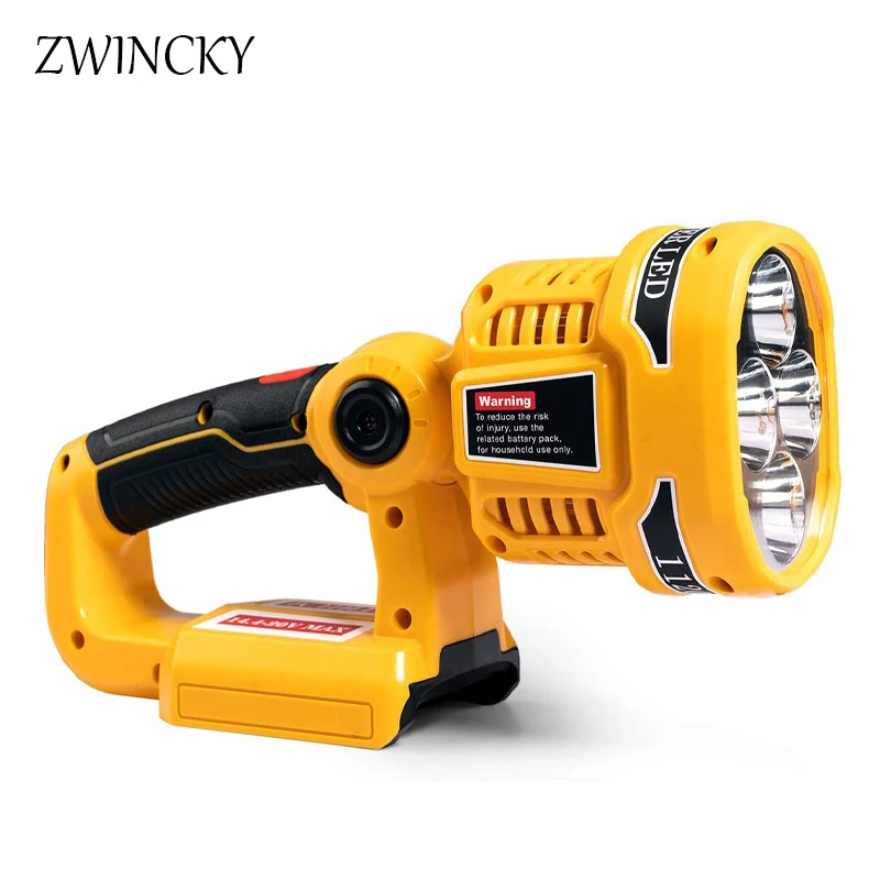 3W/12W 18V Led Lamp Zaklamp Voor Dewalt DCB140 DCB200 (Geen Batterij, geen Lader) Lithium Batterij Usb Outdoor Gereedschappen Werken Licht