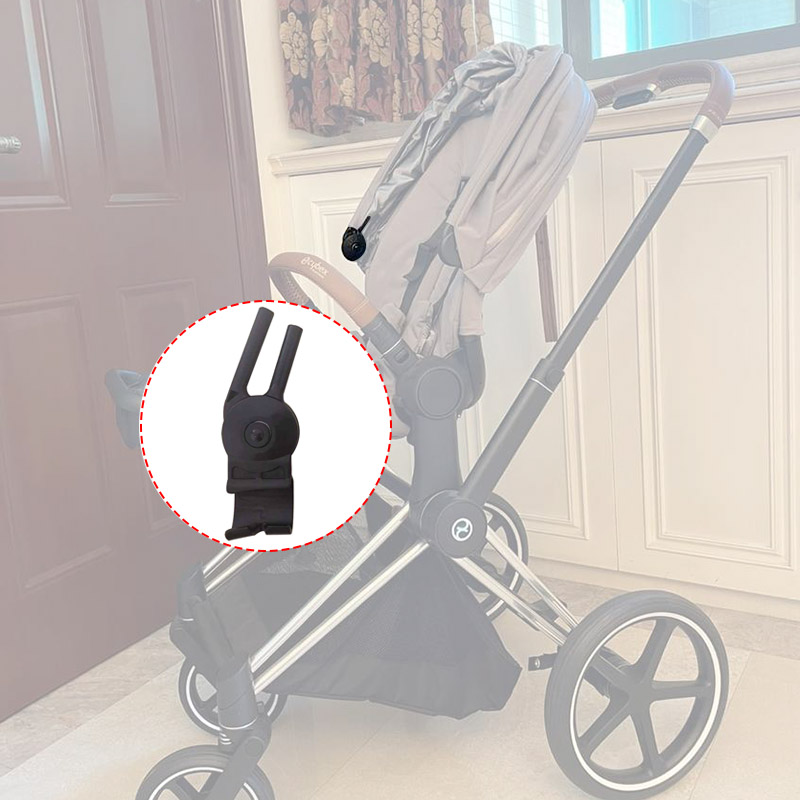 Accesorios para cochecito Compatible con Cybex Mios, ruedas de carrito, cesta de la compra, barra de parachoques, toldo, cierre de hebilla, adaptador de llave de asiento: awning buckle-R