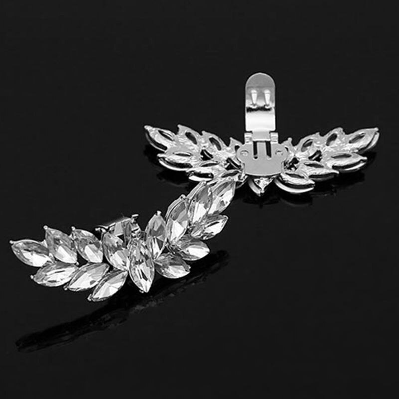 Pince à chaussures strass ailes breloques à assembler soi-même femmes de mariage femmes chaussure boucle accessoires talons décoration