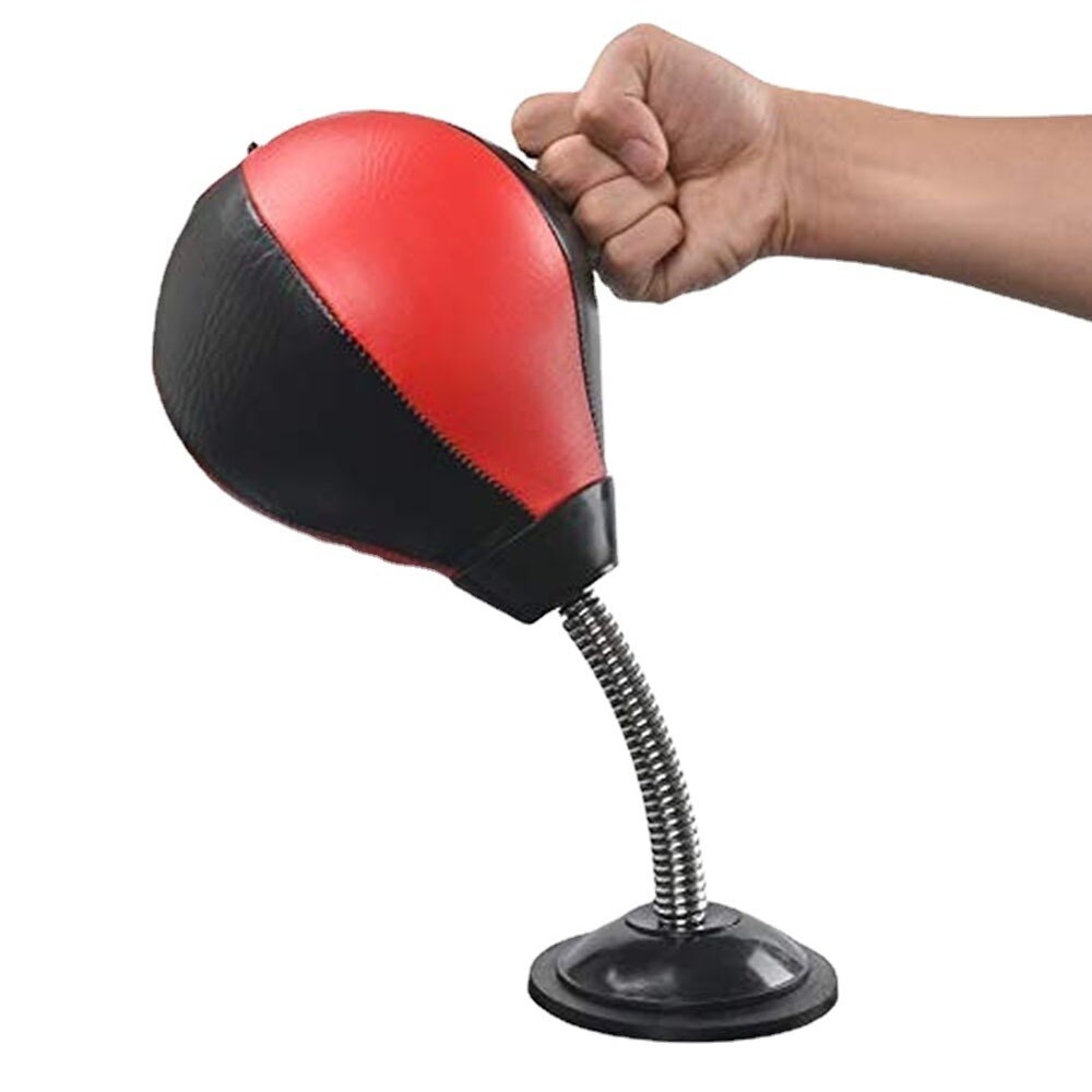 Sac de poinçonnage avec ventouse, anti-Stress, balle anti-Stress, sacoche de bureau remplie de cuir pour enfants et adultes
