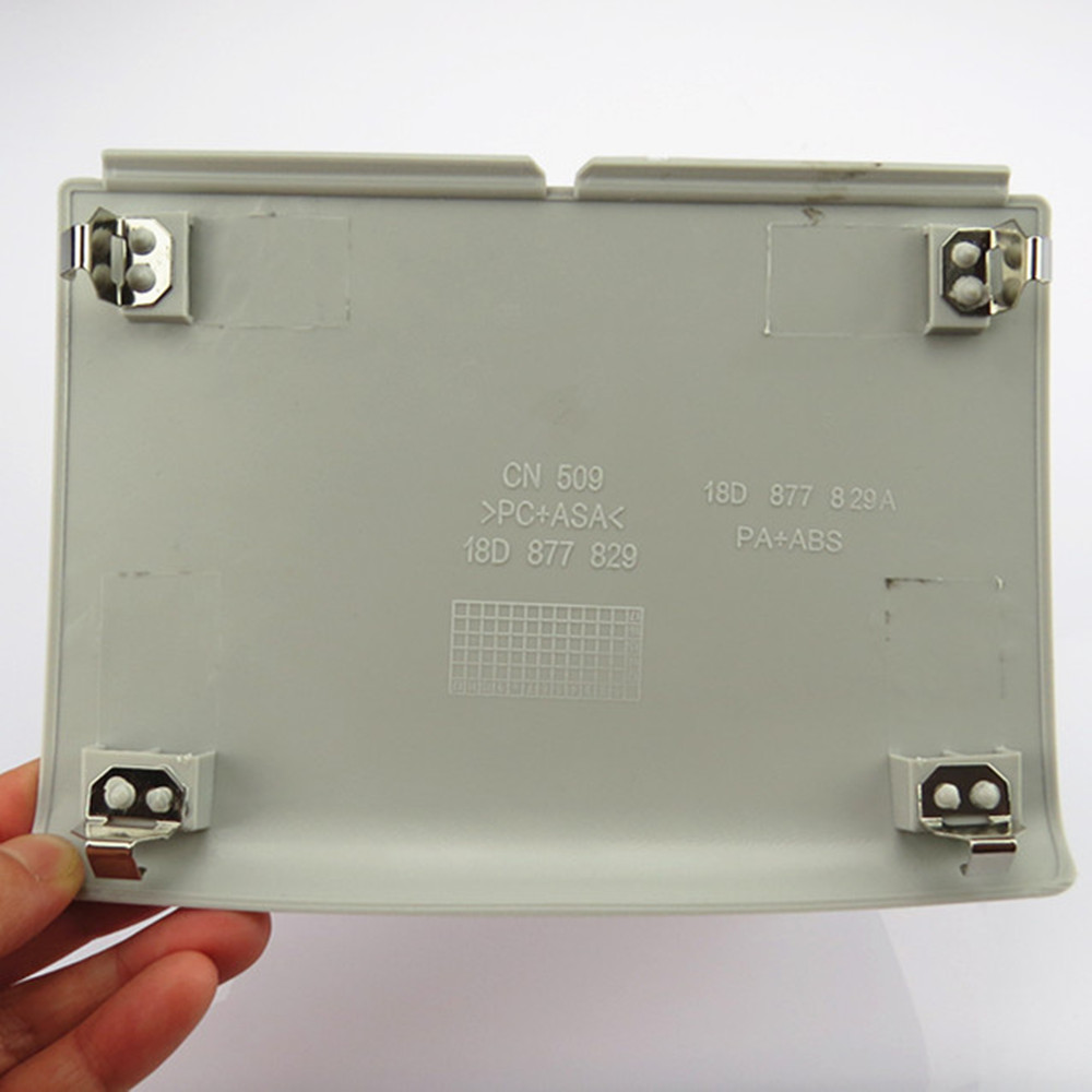 COSTLYSEED 1 pièces lucarne moteur cache plafonnier plaque latérale pour VW Polo 2002 18D 877 829 18D877829 gris