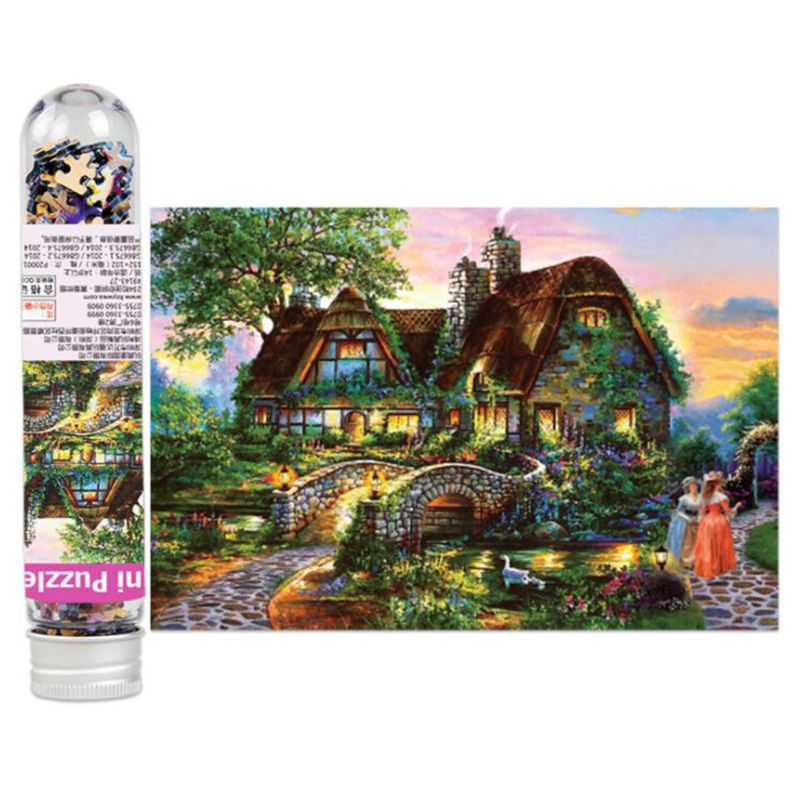 234Stck Mini Tasche Rätsel Selbst Montieren Reagenzglas Puzzle Pädagogisches Spielzeug 23GD: 10