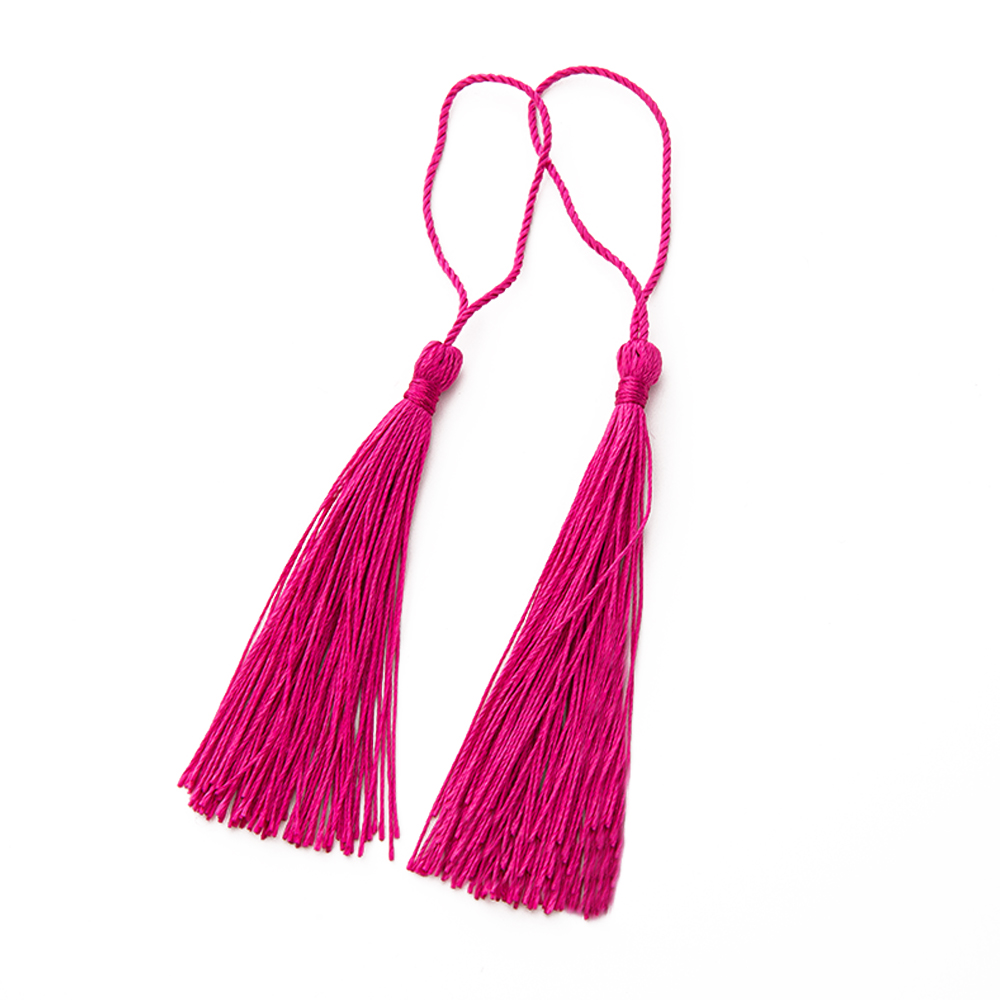 20 unids/lote marcapáginas flecos de borlas para colgantes hechos a mano DIY llavero artesanías accesorios para hacer joyas dijes suministros de Material: Gris claro