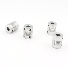 4 Stuks 5X6 5Mm Tot 6Mm D19L25 Aluminium Z As Flexibele Koppeling Voor Stappenmotor koppeling As Koppelingen 3D Printer Onderdelen