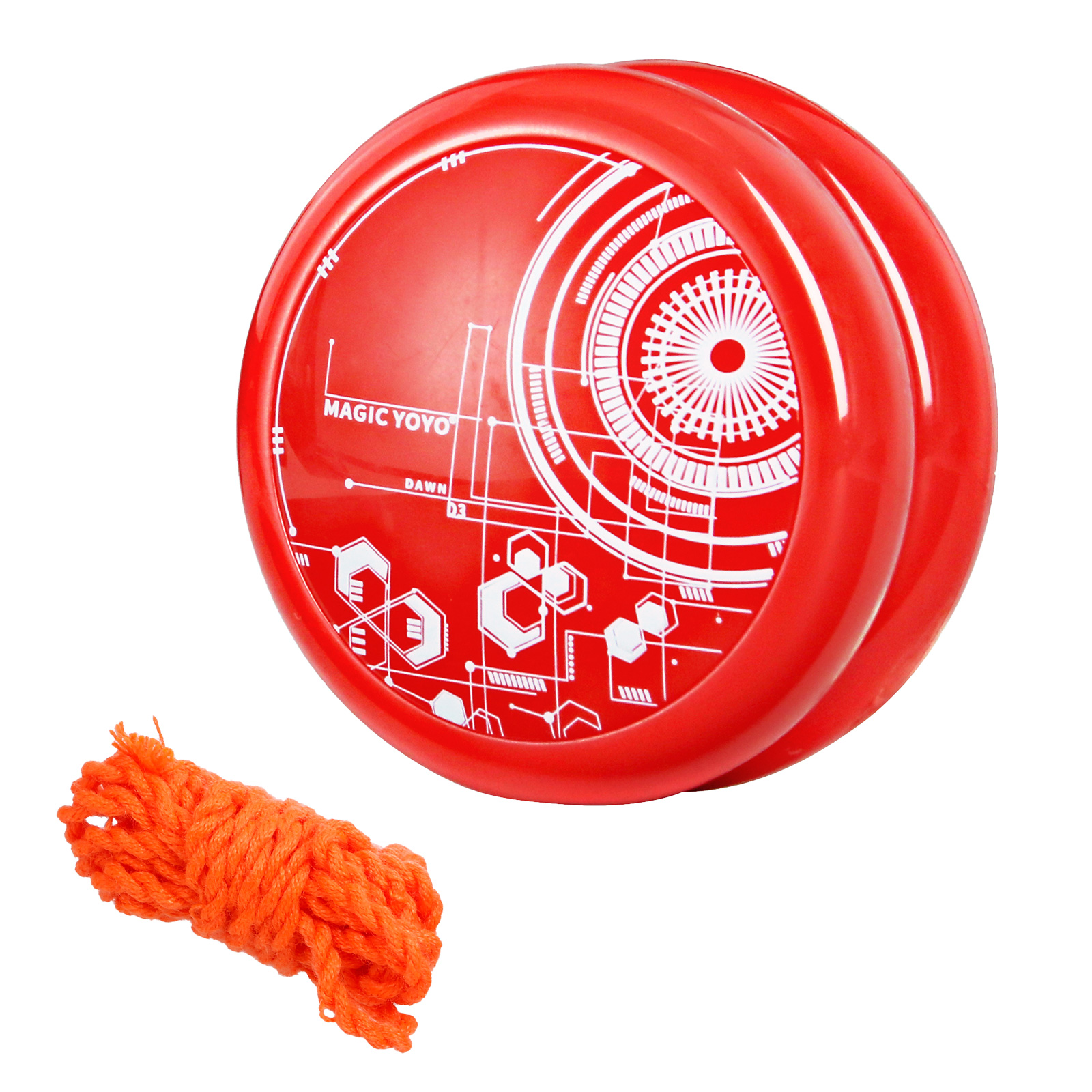 Yoyos for Kids Beginner Yoyo with Narrow Bearing Steel Axle ABS Body Looping Play Durable Not Easy To Be Scratched