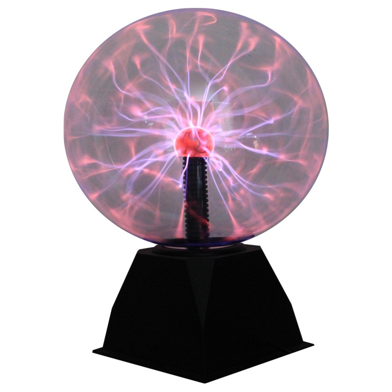 Crystal Ball Magic Plasma Ball Light Electric Lamp Night Light 4 5 6 8 Inch Table Lights Sphere Christmas Kids Glass Lamp