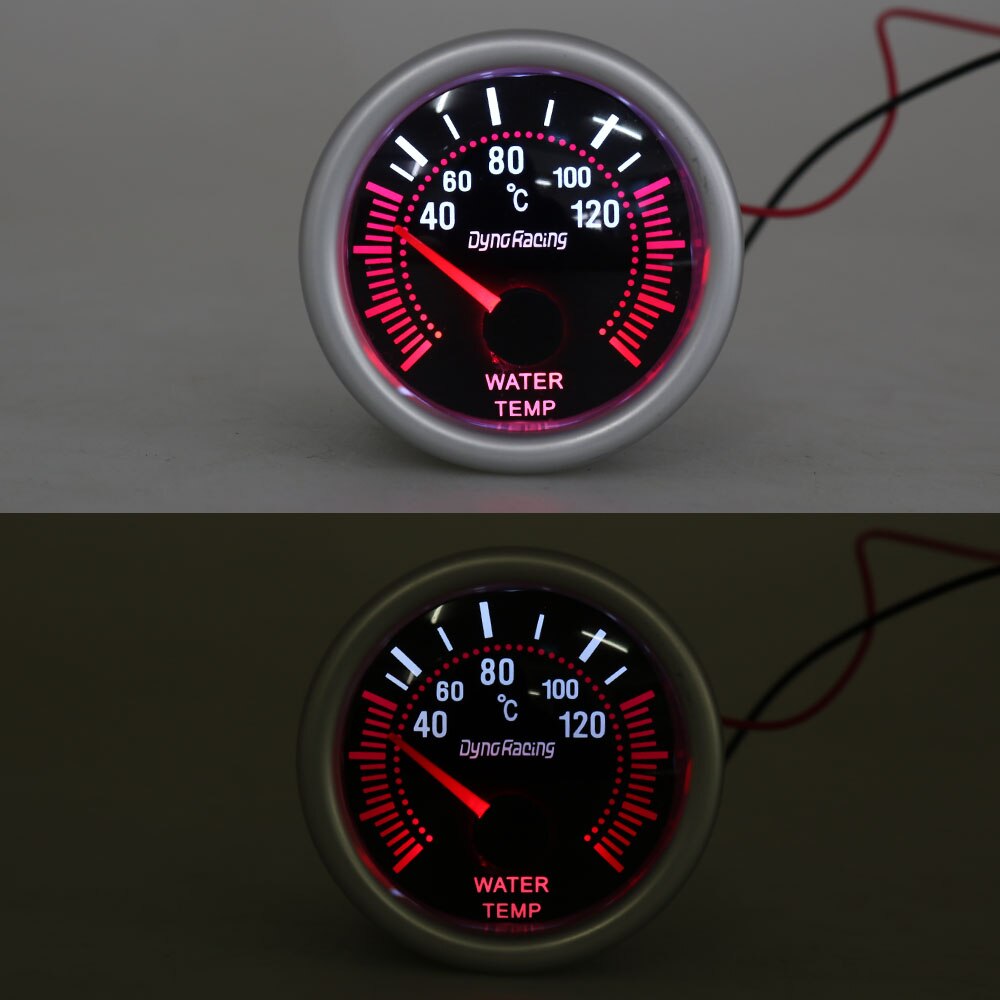 Dynorracing 2 & #39 ;& #39 ; 52mm universal röklins digital vatten temp temperaturmätare 40-120c 12v led vatten temp sensor bil mätare