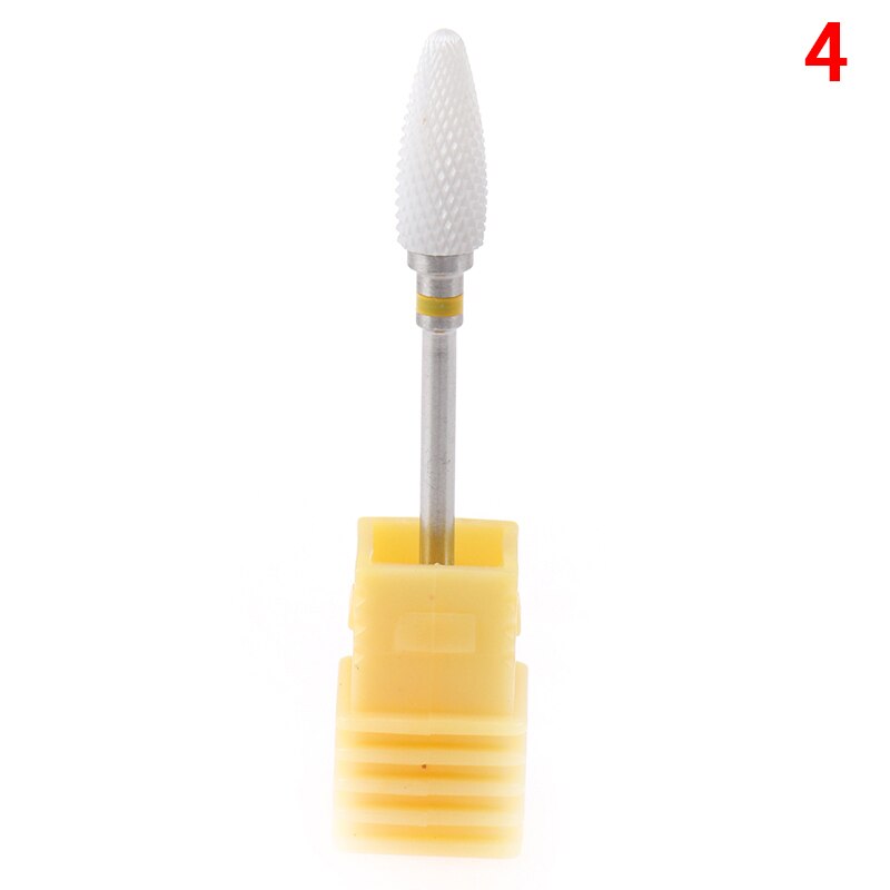 Limas eléctricas para uñas broca fresadora para manicura molino cerámica de uñas de manicura de pedicura de lijado de la cabeza: A4
