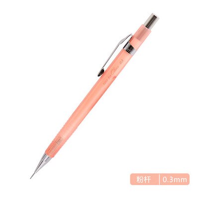 1 cps limited edition japan pentel  p205cl gennemsigtig stang automatisk blyant 0.3/0.5mm tegneblyant: 0.3 lyserøde