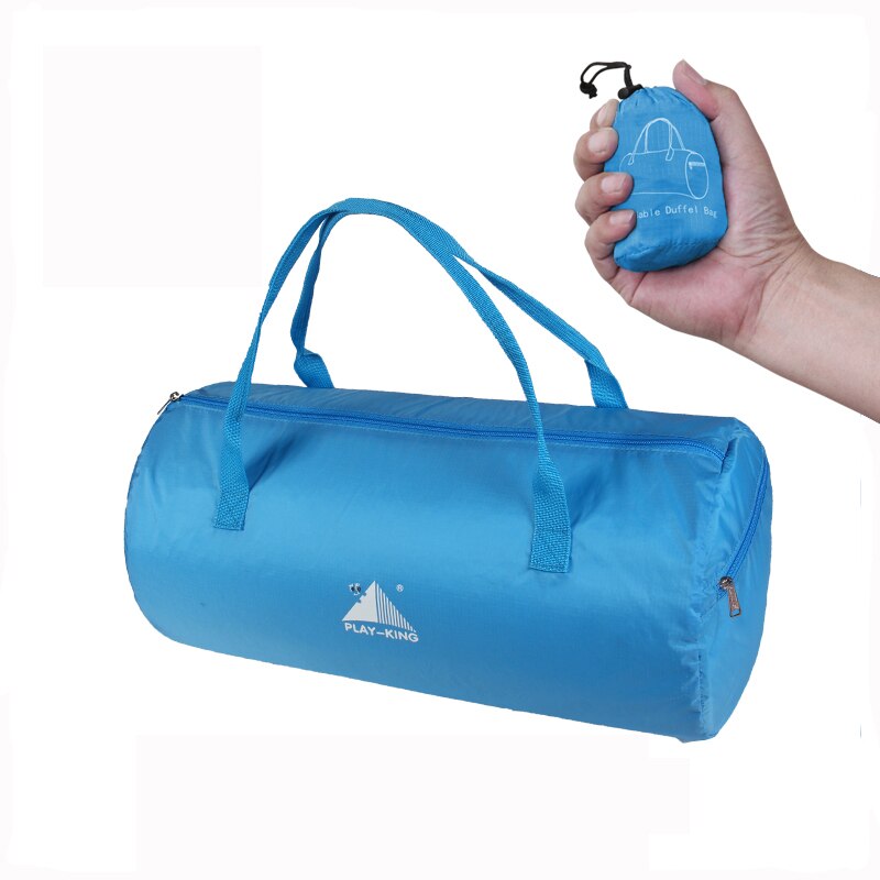 Sport træning gym taske foldning nylon vandtætte tasker til bærbar stor kapacitet udendørs sports taske til mænd kvinder sport taske