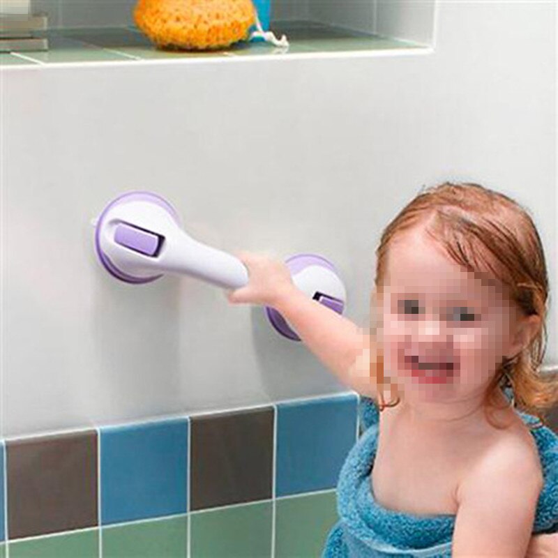 Barrière Gratis Leuning Veiligheid Non-Slip Bad Douche Wc Grab Rail Bars Voor Ouderen Uitschakelen Helper Glazen Deur Zuig cup Handvat