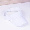 Summer Outdoor Running Empty Top Hat Man Women Sports Visor Caps For Running Tennis Golf Camping Hiking: White