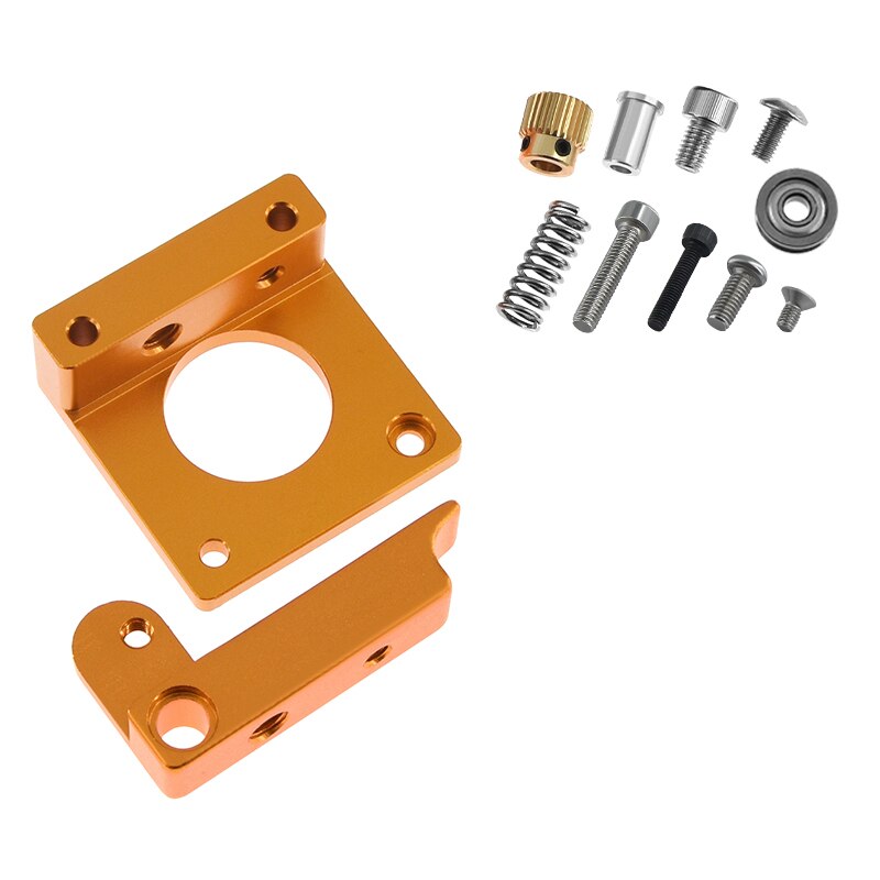 3D Printer Parts MK8 Extruder Upgrade Aluminum Block Bowden Extruder 1.75mm Filament Reprap Extrusion for Ender 3 CR10 Blu-3