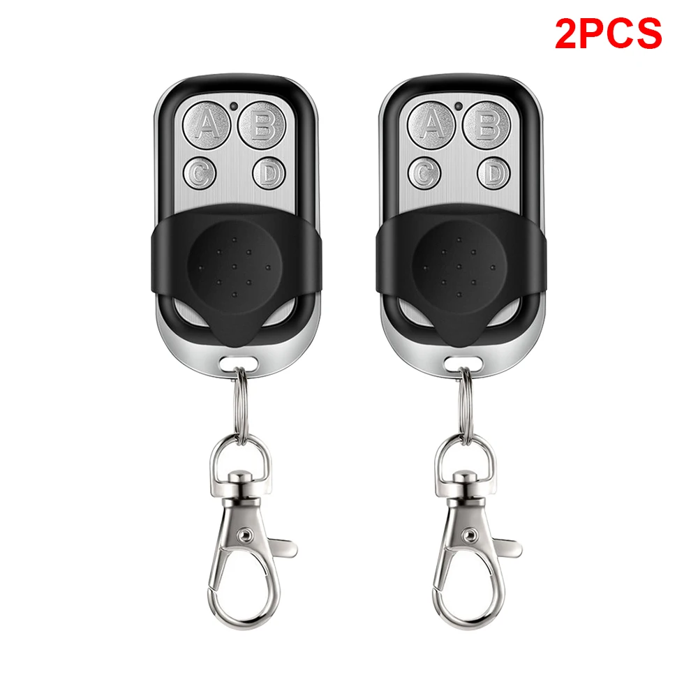 Metal Push Button Remote Control Transmitter ABCD / Lock Unlock 4Button 433MHz Universal 4 Buttons Garage Door Opener Remote: Pink
