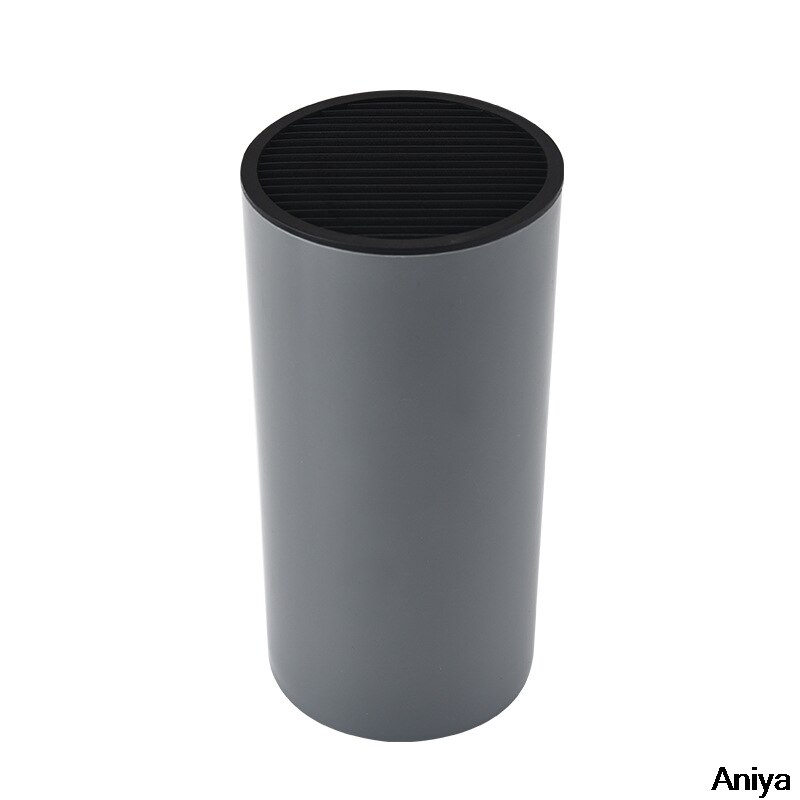 Nadruk drewniany uchwyt noża stojak nożyczki kuchenne nóż organizator włożony stojak robić przechowywania stojak ociekacz zestaw akcesoriów kuchennych: szary nóż uchwyt