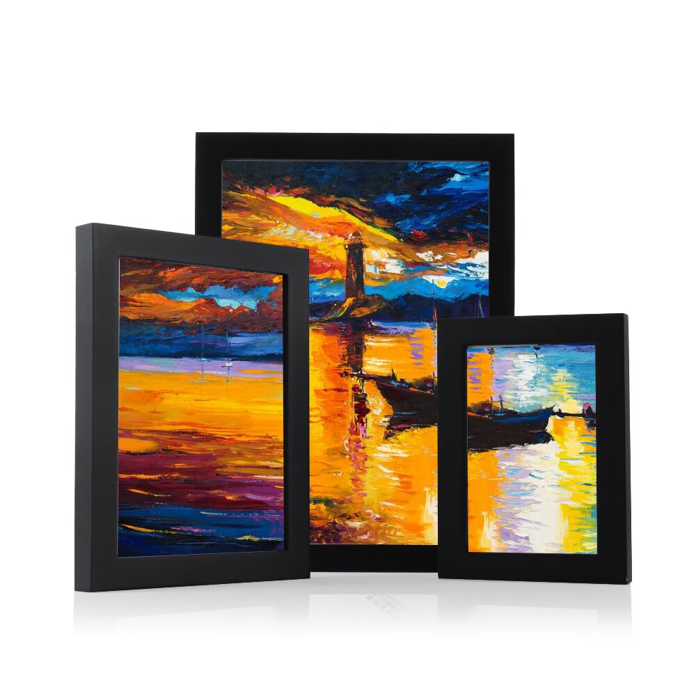 A3 A4 5/6/7/8/10 inch Rectangle Photo Frame Picture wood Wood Effect Wall Mounted Wedding Decor home Decor