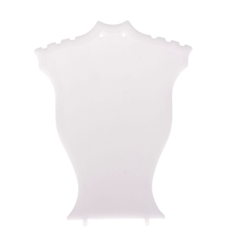 Plastic Hanger Ketting Ketting Oorbel Sieraden Buste Sieraden Hard Display Standhouder: NO.W  Display