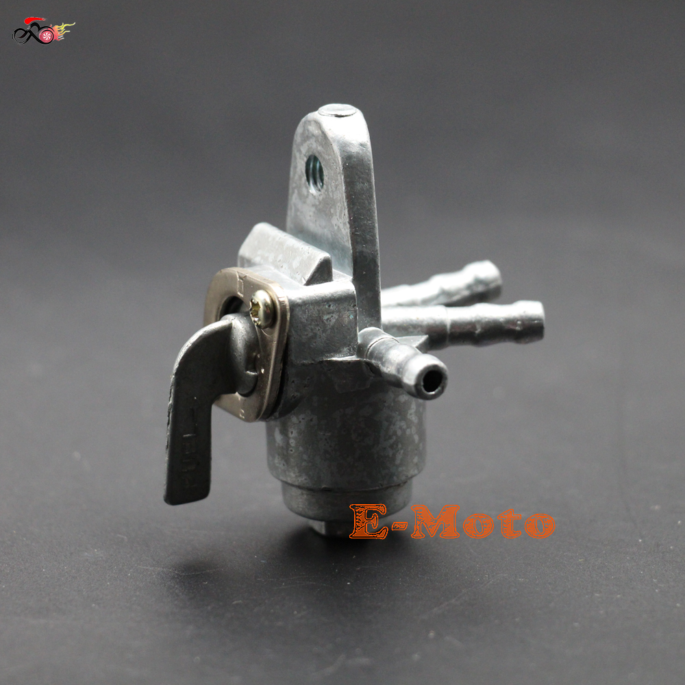 3-Port Gas Fuel Valve Switch Benzinekraan Tap Valve Switch Voor Motorfiets Crossmotor ATV E-Moto