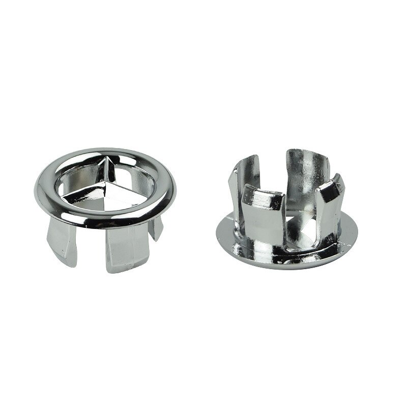 Anillo de rebosadero para lavabo de cerámica, anillo redondo de plástico para lavabo de cerámica, 1 unidad: 2