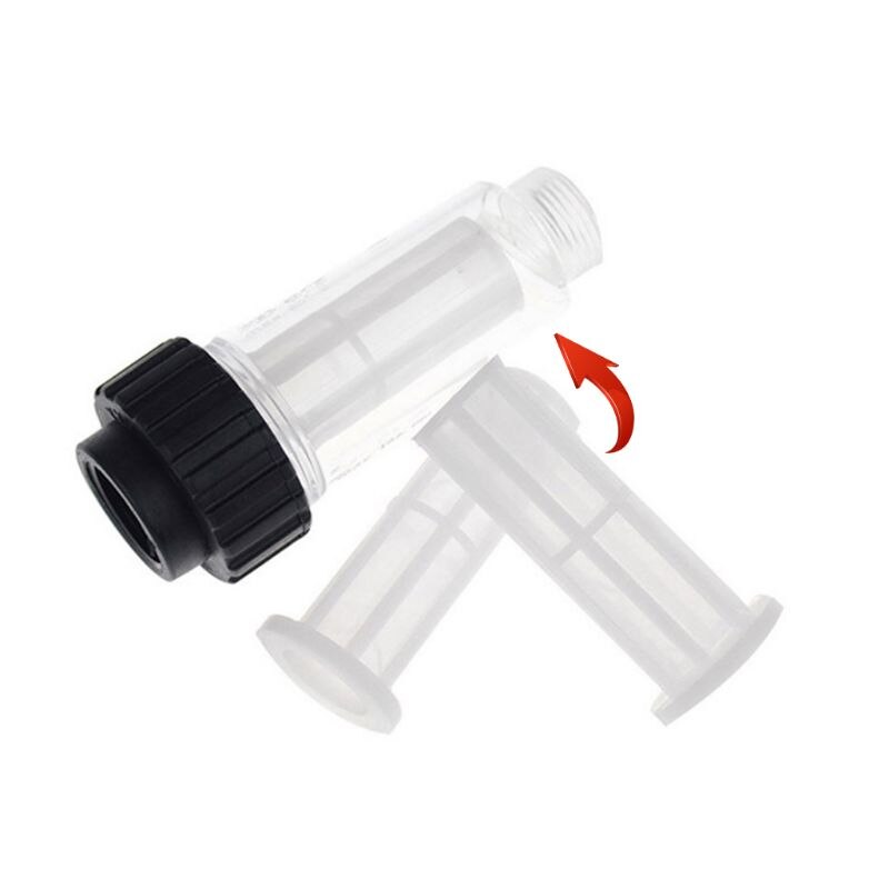 5Pcs Water Filter Mesh Transparante Filtering Apparaat Voor Hogedrukreiniger Kit