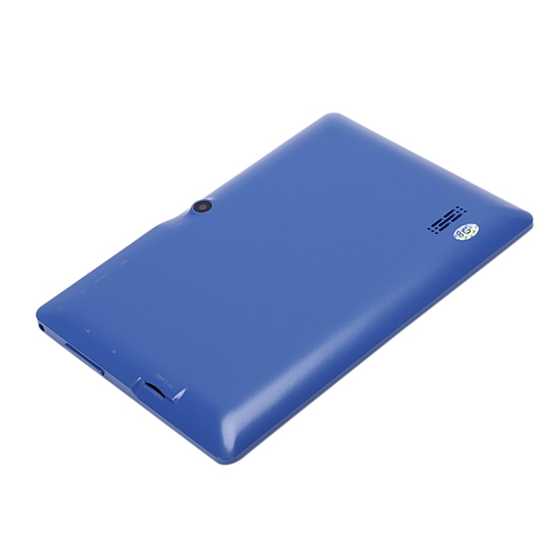 7" HD Touch sn Android 4.4 Quad Core Dual Camera Tablet PC Blue