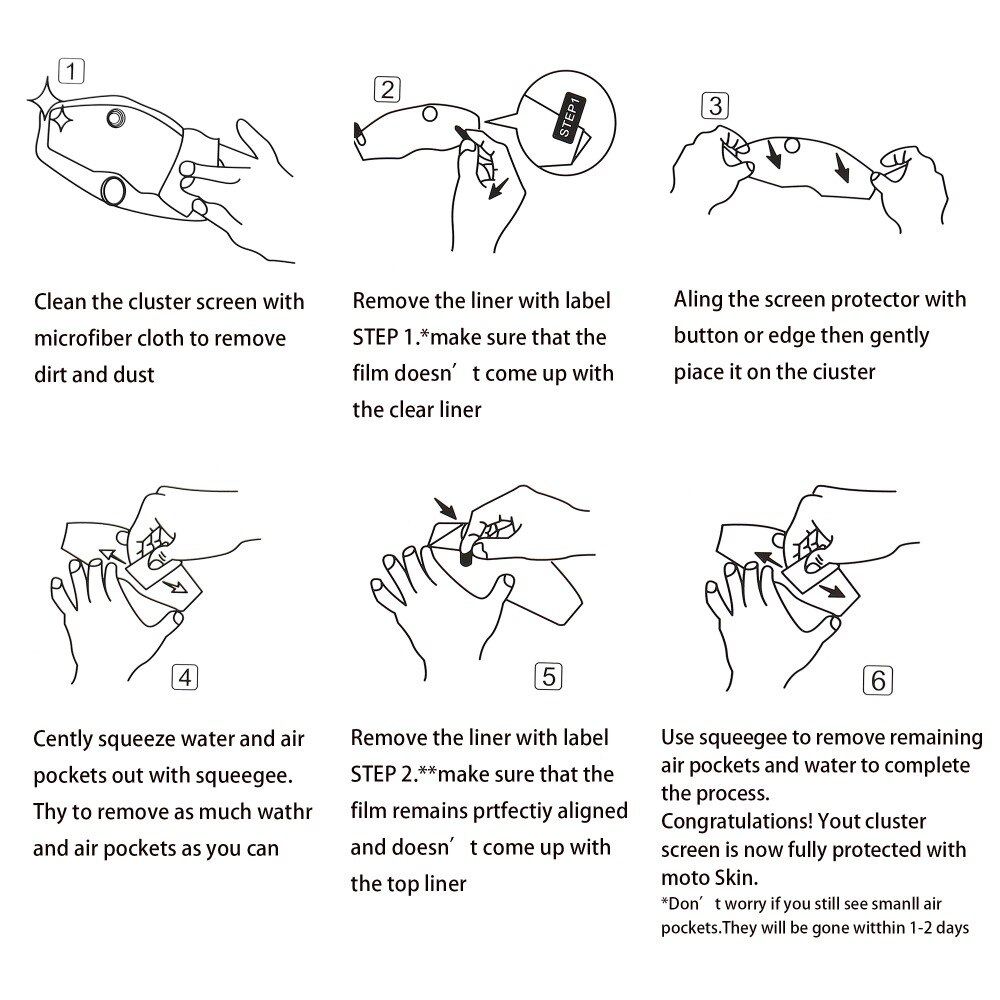 Dashboard Screen Protector Kit For Ducati Panigale V4/V4S '- Streetfighter V4/ Panigale V4R '-
