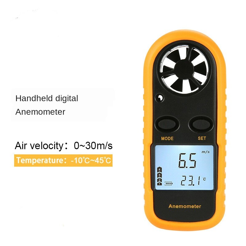 GM816 Digitale Anemometer Windsnelheid/Fan Airconditioner Computer Windsnelheid Meting Anemometer