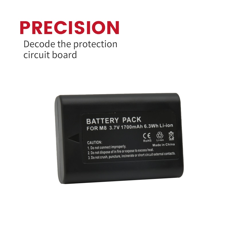 POWERSMART für LEICA 14464 Li-ion Kamera, 3.7 Volt, 1800 mAh