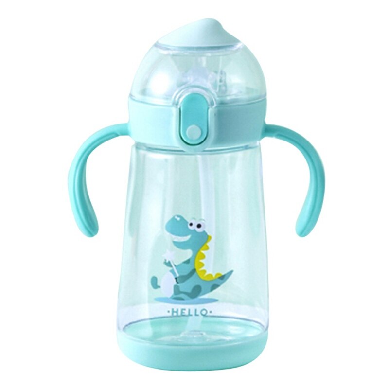 Babys drikkekop baby drikkekop halm kop studenterrem drikkekop 380ml bpa gratis: Ag
