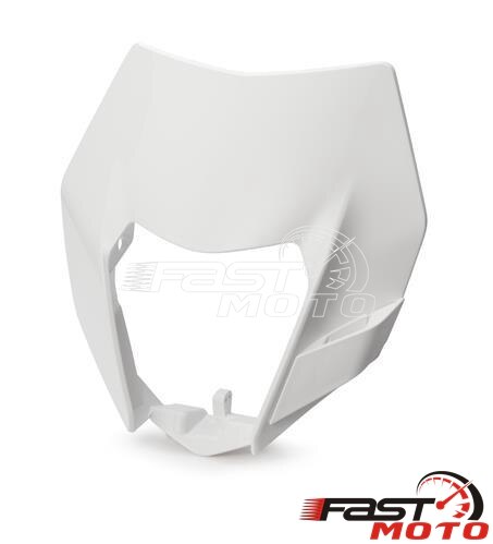 For 690 enduro R LED Headlight Front Lamp Fairing Black Off Road Supermoto Head Light Mask for Six Days EXC EXC-F EXC-W XCF: B white