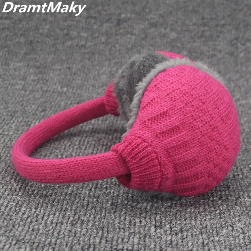 Frauen Warme Ohrenschützer Masken pelz kopfhörer Plüsch Gehörschutz Winter Warme Männer Gestrickte Kopfhörer NEUE Nette pelz ohrenschützer